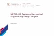 MECH 490 Capstone Mechanical Engineering Design Project