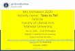 MU Vichakarn 2020 Activity name: Tales to Tell held by 
