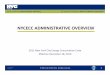 NYCECC ADMINISTRATIVE OVERVIEW
