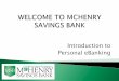 Introduction to Personal eBanking - mchenrysavings.com