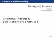Chemical Forces & Self Assembly (Part II)