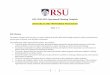 RSU 2016-2021 Operational Planning Template RESEARCH AND 