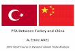 PTA Between Turkey and China A.Emre AKEL
