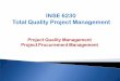 INSE 6230 Total Quality Project Management