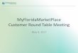 MyFloridaMarketPlace Customer Round Table Meeting