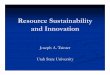 Tainter Resource Sustainability and Innovation Brussels.ppt