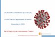 2019 Novel Coronavirus (COVID-19) South Dakota Department 