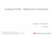 Company Profile - Ubiquitous AI Corporation