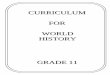 CURRICULUM FOR WORLD HISTORY