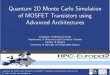 Quantum 2D Monte Carlo Simulation of MOSFET Transistors 