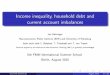 Income inequality, household debt and current account 