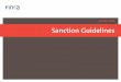 October 2021 Sanction Guidelines
