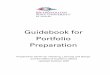 Guidebook for Portfolio Preparation