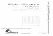 Operation/Programming Washer-Extractor Pocket Hardmount