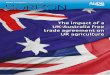 The impact of a UK-Australia free trade agreement on UK 
