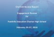 Exit Report Foothills Education Charter High School