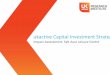 ukactive Capital Investment Strategy