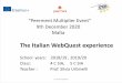 The Italian WebQuest experience