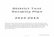 District Test Security Plan 2012-2013 - PC\|MAC