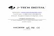 USER MANUAL - J-Tech Digital