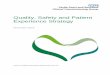 Quality, Safety and Patient Experience Strategy