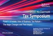 Panel I: A Holistic View of Business Tax Reform – The 