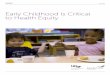 Early Childhood Is Critical to Health Equity