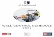 2021 WELL CONTROL SCHEDULE - JC International