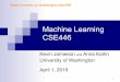 Machine Learning CSE446 - courses.cs.washington.edu