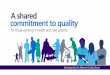 A shared commitment to quality - NHS England