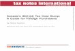 Canada’s 88(1)(d) Tax Cost Bump: A ... - Mining Tax Canada