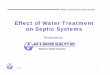 Effects of Water Treatment on Septic   [Read-Only]