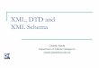 XML, DTD and XML Schema - Search - University of Malta