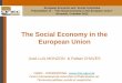 The Social Economy in the European Union - EESC European Economic