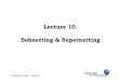Lecture 10. Subnetting & Supernetting - imdea