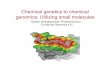 Chemical genetics to chemical genomics: Utilizing small molecules