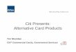 Citi Presents Alternative Card Products [Read-Only]