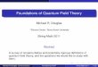 Foundations of Quantum Field Theory - Penn Math