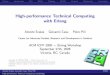 High-performance Technical Computing with Erlang