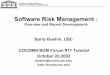 Software Risk Management - Center for Systems and Software Engineering