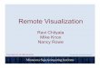 Remote Visualization - Twin Cities - University of Minnesota