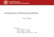 Introduction to Remote Visualization - Cornell University Center