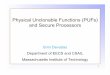 Physical Unclonable Functions (PUFs) and Secure Processors
