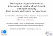 The impact of globalisation on international road and rail freight