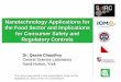 Nanotechnology Applications for the Food Sector and Implications