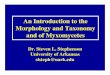 An Introduction to the Morphology and Taxonomy and of Myxomycetes