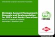 Strategic Account Management: Concepts and Implementation for CEO