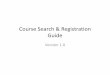 Course Search & Registration Guide V2