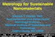 Metrology for Sustainable Nanomaterials