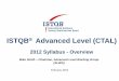 ISTQB Advanced Level (CTAL) - Certifying Software Testers